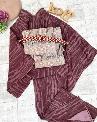 木皮柄 変わり織柄 セパレート着物